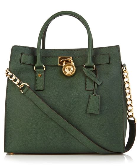 michael kors green leather|genuine leather Michael Kors purse.